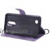 ARSUE LG K20 Case  LG K20 Plus Wallet Case Leather Folio Flip PU Phone Protective Case Cover with Card Holder & Kickstand for LG K20/LG K20 Plus/LG K20 V/LV5/K10 2017/LG Harmony Butterfly Light Purple - B07FJWCLP9